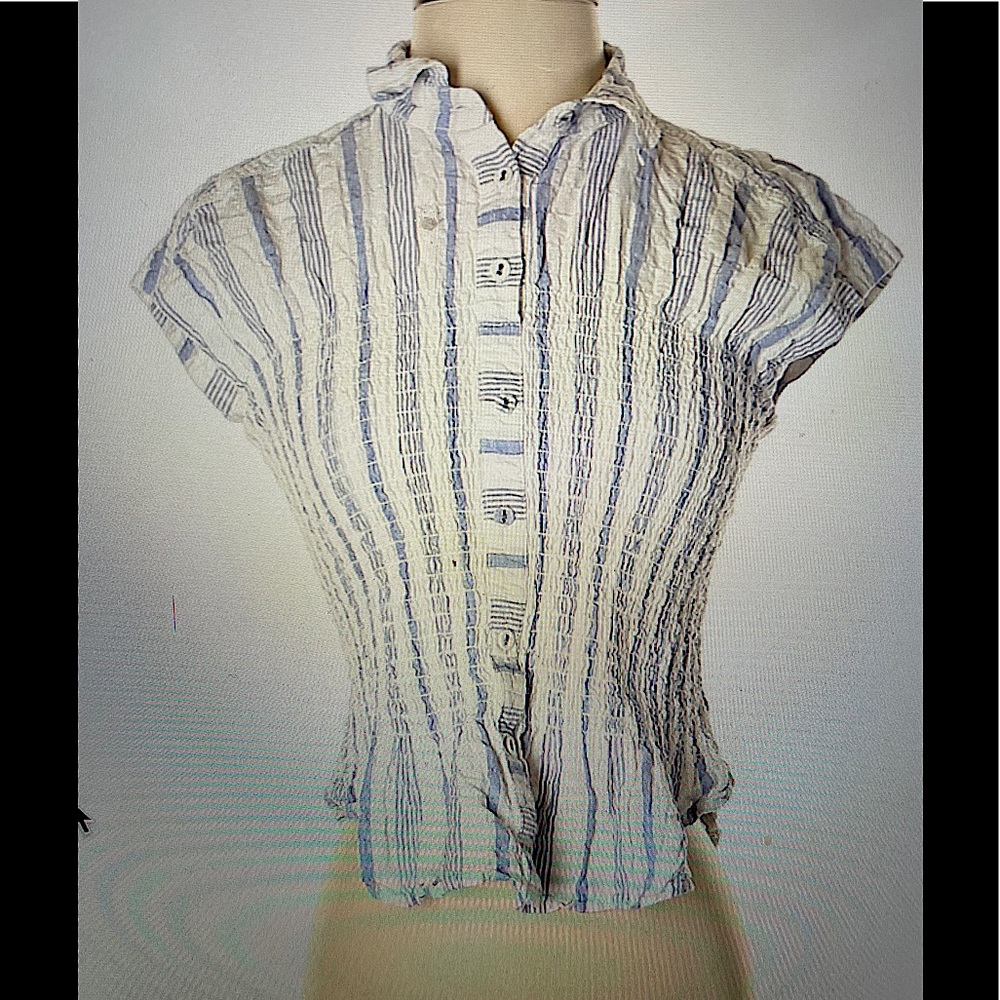 Maeve Short Sleeve Button-Down Shirt